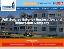 Tablet Screenshot of oceantowerconstruction.com